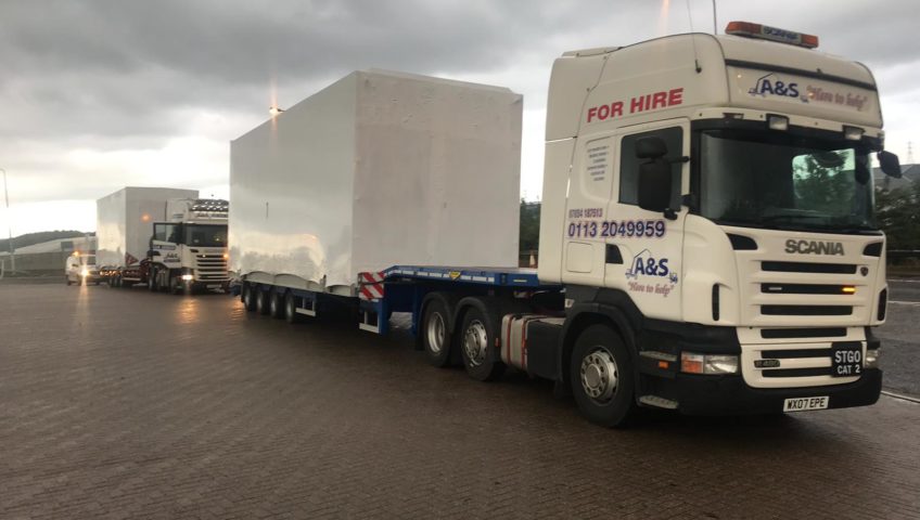 Wide loads and escort from Yorkshire to Kent